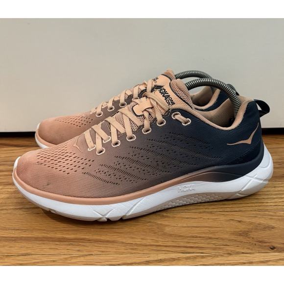 Hoka One One Women's Hupana EM Dusty Pink/Mood Indigo Shoes Sneakers Size 9 US - Picture 2 of 7